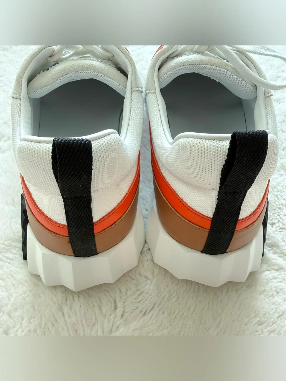 NEW!!! Hermes Bouncer Sneaker in the Multicolor blanc size 45 EU Authentic 1750$